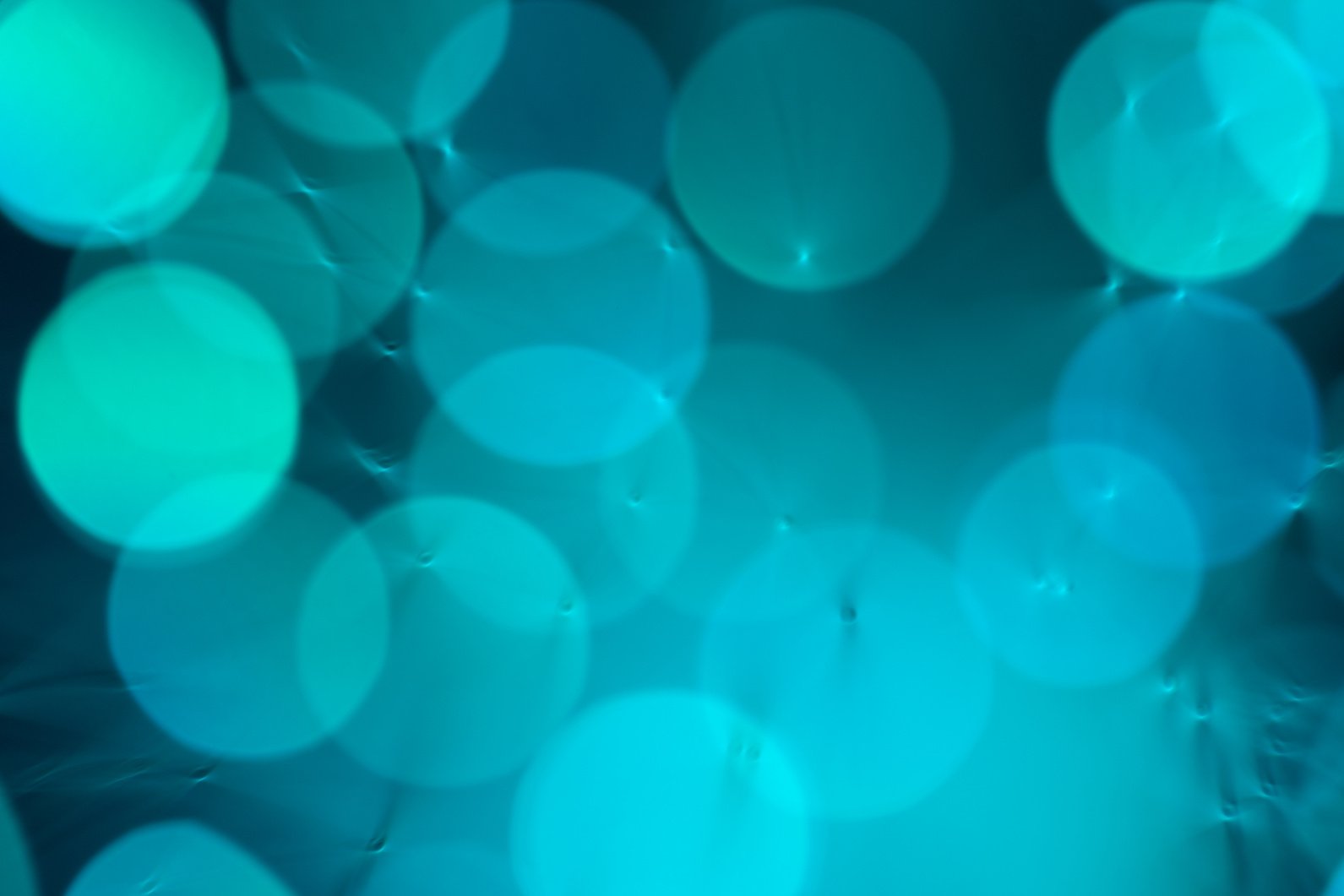 Teal bokeh